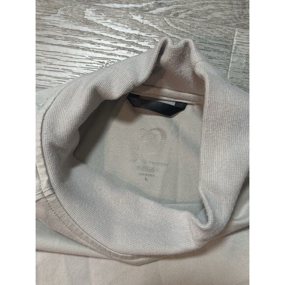 Zero Restriction Men’s Golf Base Layer L Mock Neck Long Sleeve Large Tan - Picture 3 of 7